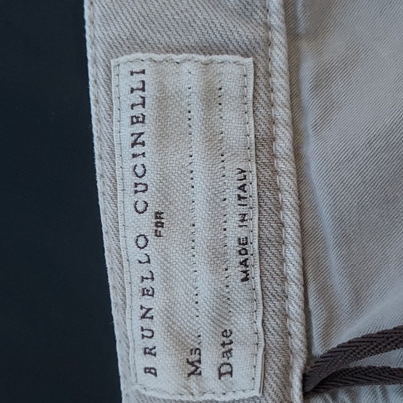Brunello Cucinelli Jeans Khaki Tan with Gold <Read Description For Measurements> - Picture 8 of 12